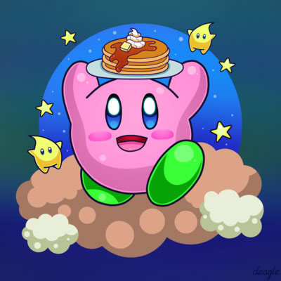 Kirby Loves Pancakes
